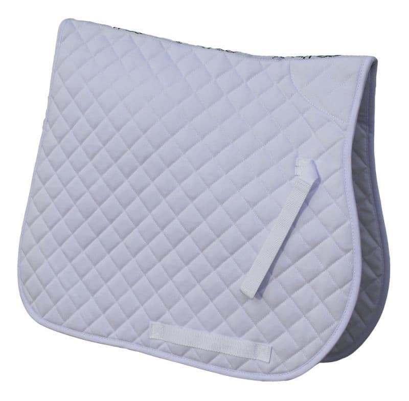 Barnard Castle School GP white saddlecloth