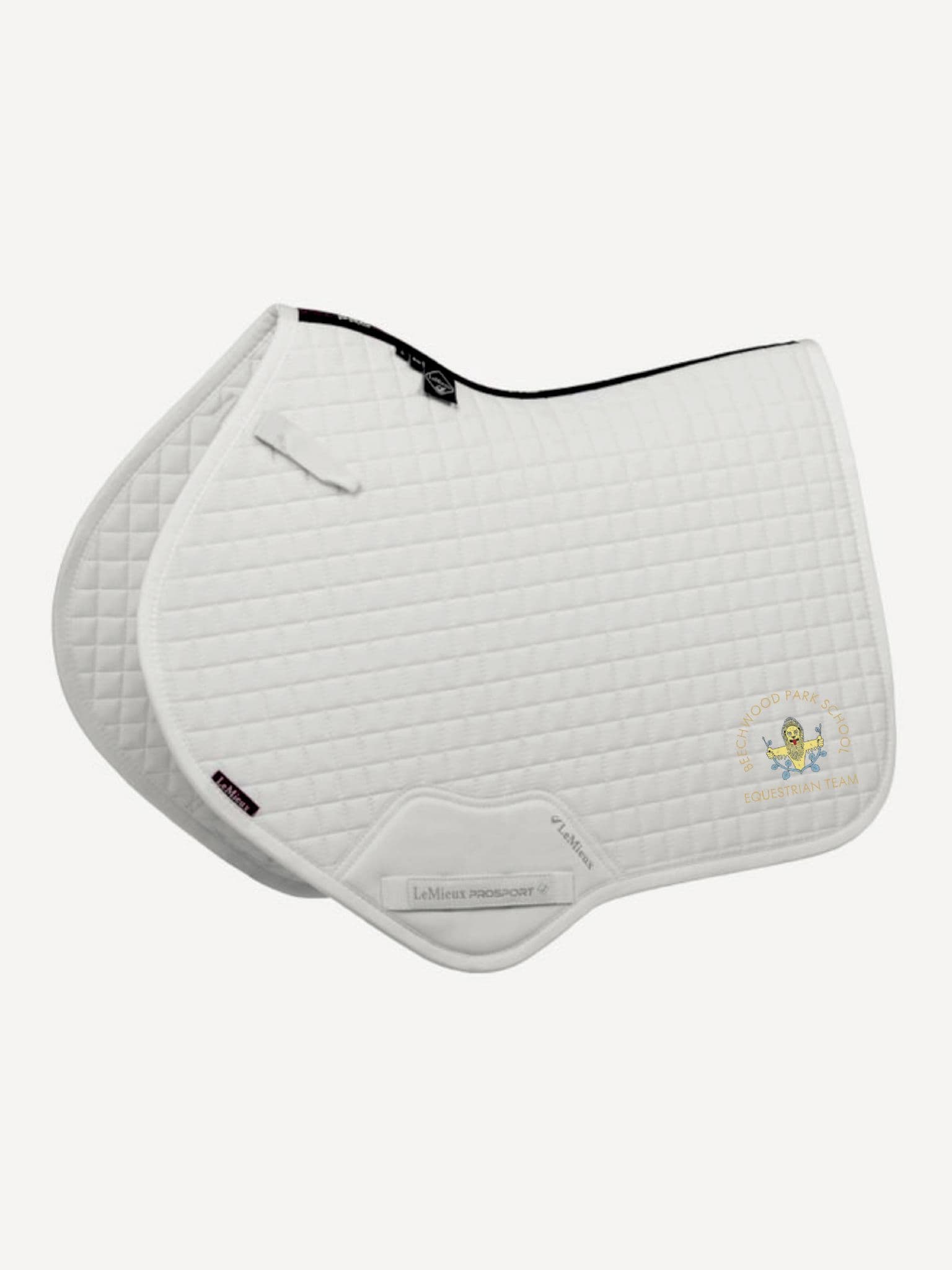 Beechwood Park NSEA Team white Le Mieux Close Contact Saddlecloths