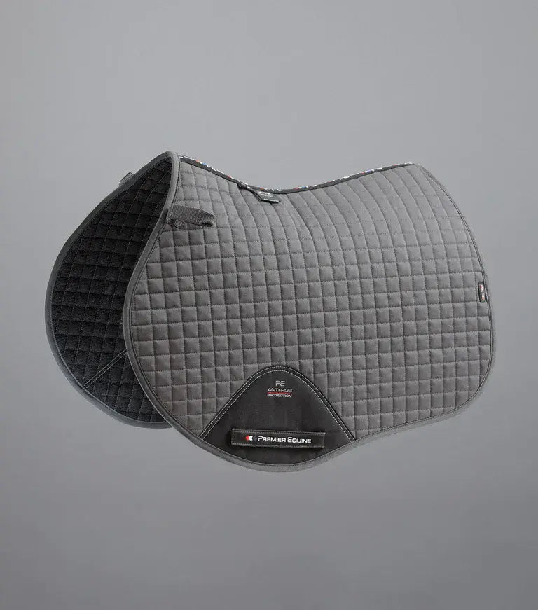 Berkshire & Oxfordshire Showjumping Premier Equine Grey Close Contact Saddlecloths