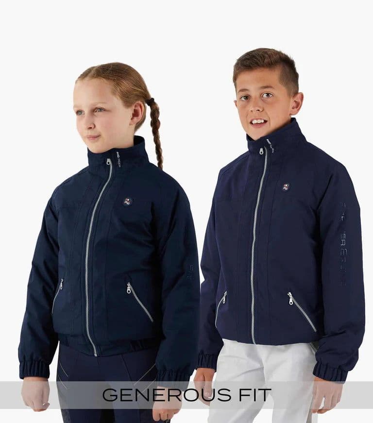 Children's Berwyn & Dee Green Premier Equine Junior Pro Rider Unisex Riding Jacket