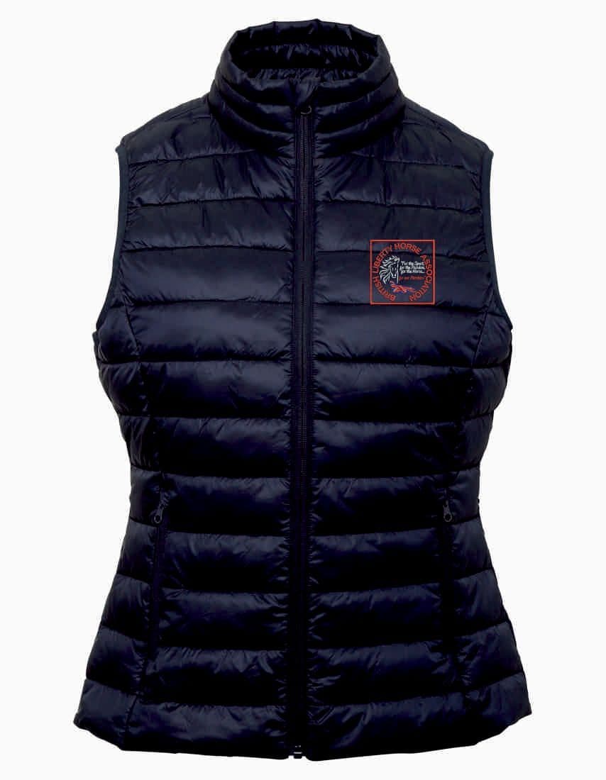 BLHA Ladies Navy Padded Gilet TS31F