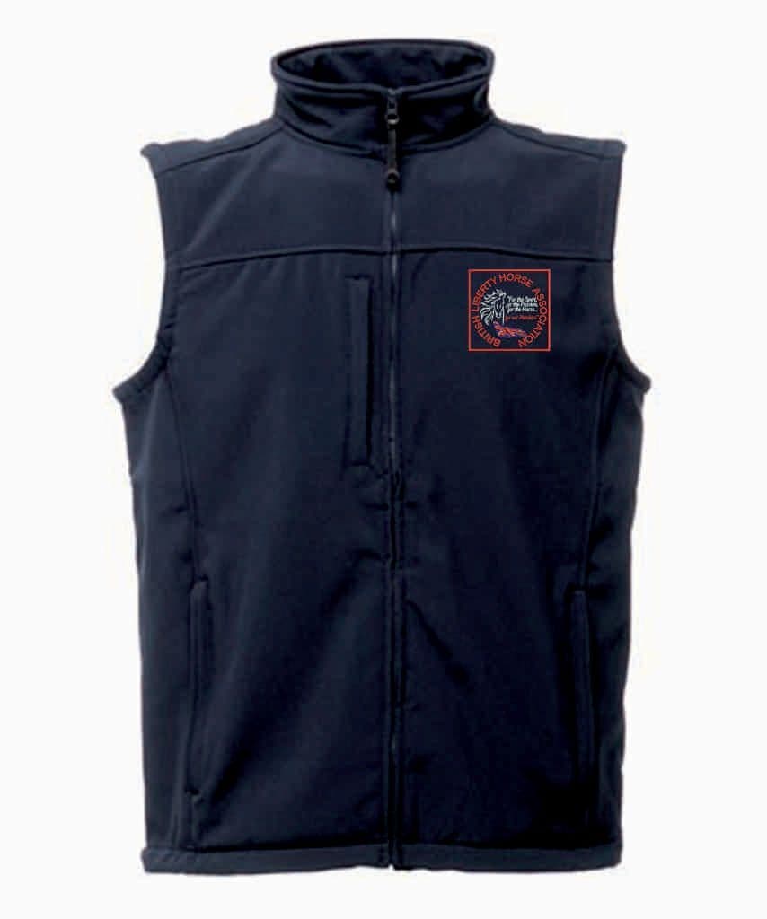 BLHA Unisex Navy Flux Softshell Bodywarmer