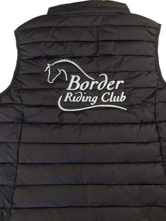 Border Riding Club Ladies Navy Padded Gilet TS31F