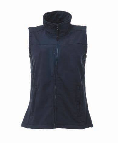 Border Riding Club Ladies Navy Softshell Gilets