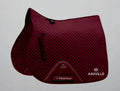 Burgundy Ashville College Pony Size Premier Equine Cotton GP/ Jump Saddle Pad