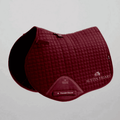 Burgundy Austin Friars Full Size Premier Equine Close Contact Cotton GP/ Jump Saddle Pad