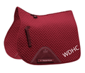 Burgundy WDHC Pony Size Premier Equine Cotton GP/ Jump Saddle Pad