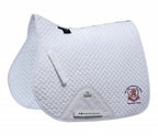 Cheam School Equestrian embroidered White Premier Equine GP Saddlecloths