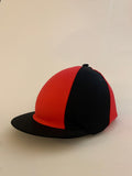 Cheam School Equestrian Red/Navy Quartered Hat Silk