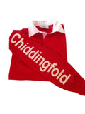 CHILD Chiddingfold Long Sleeved Red Rugby Shirt