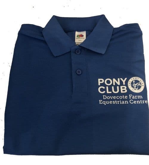 CHILD Dovecote Farm Equestrian Centre Royal Polo Shirt