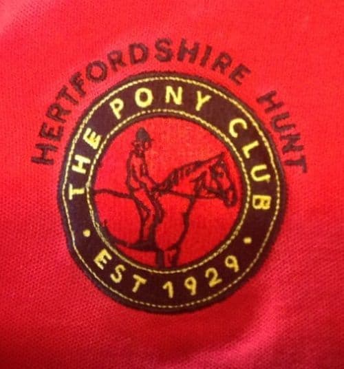 CHILD Herts Hunt Red Polo Shirt