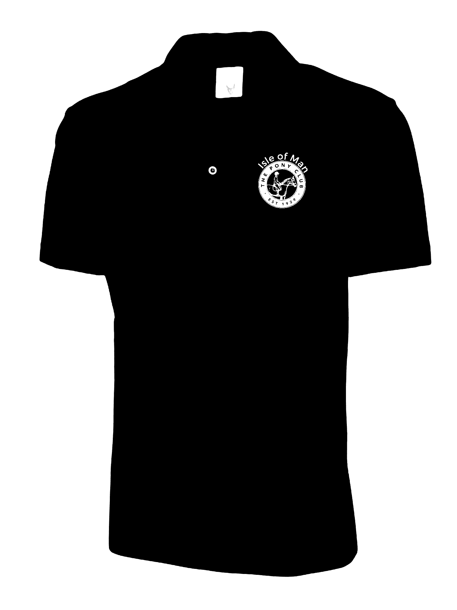 CHILD Isle of Man Pony Club Black Polo Shirt UC103
