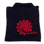 CHILD Lancashire MGA Navy Polo Shirt