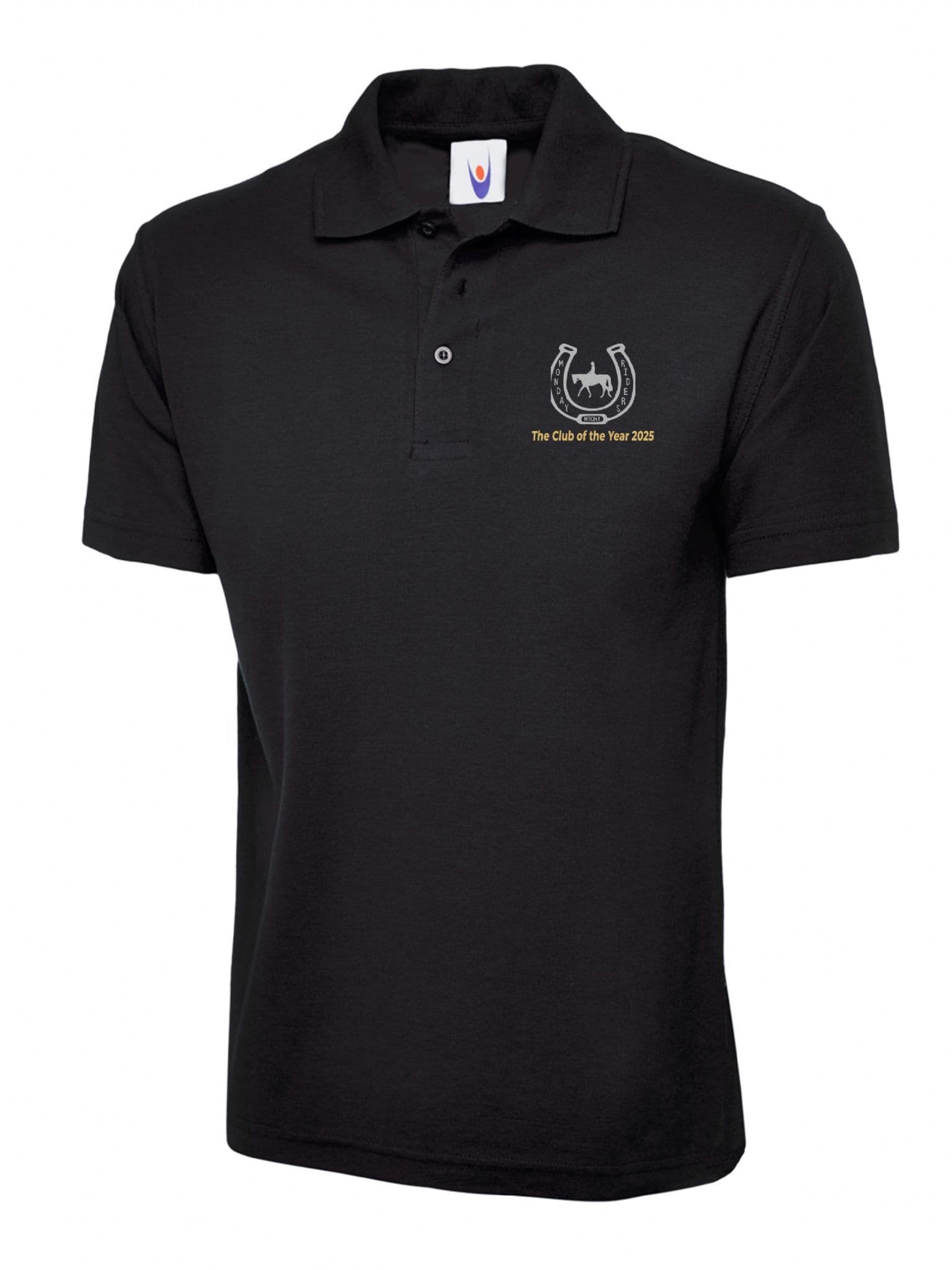CHILD Monday Riders Black Polo Shirt – UC103