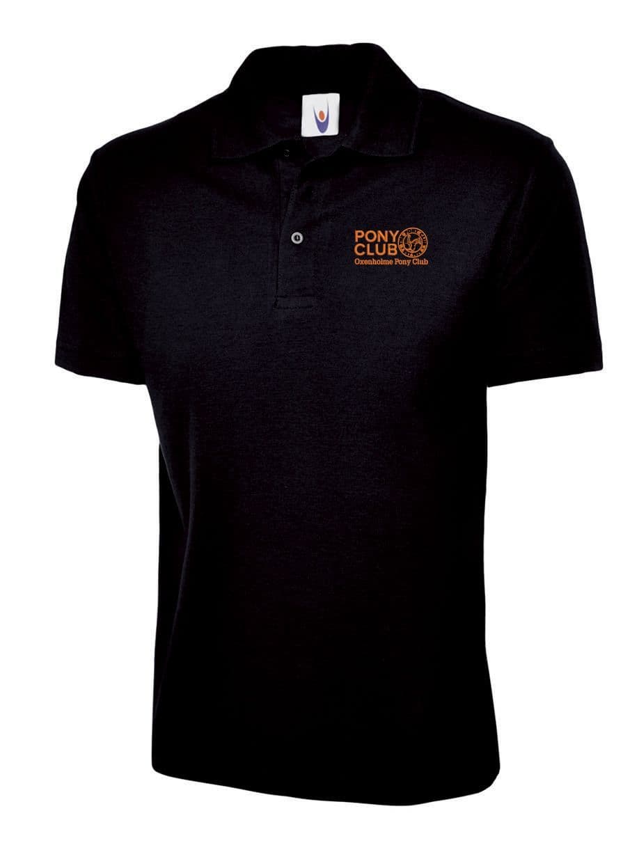 CHILD Oxenholme PC Black Polo Shirt UC103