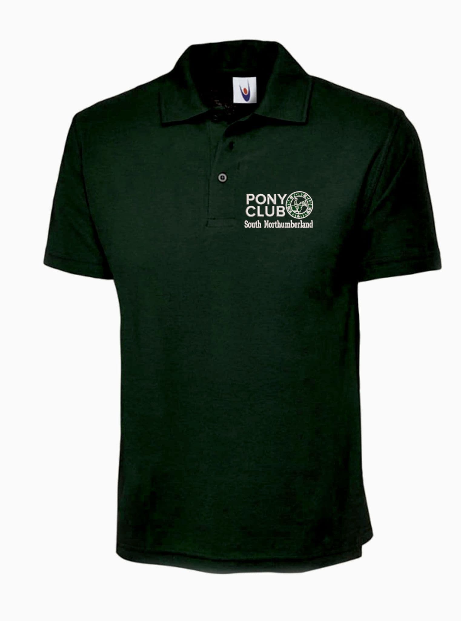 CHILD South Northumberland PC Bottle Green Polo Shirt UC103