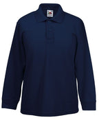 CHILD South Staffs Pony Club Long Sleeve Navy Polo