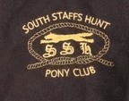 CHILD South Staffs Pony Club Long Sleeve Navy Polo