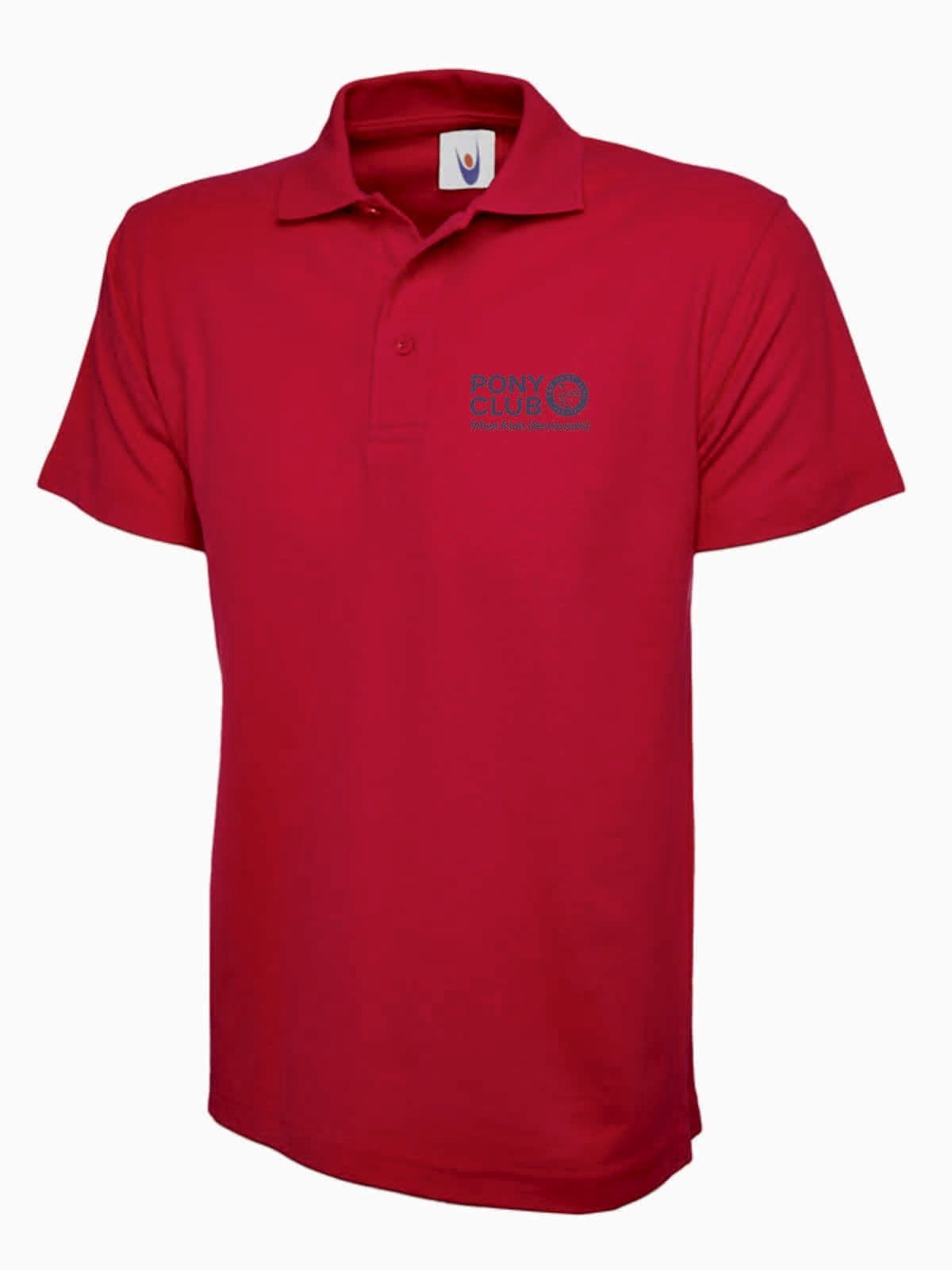 CHILD West Kent Sevenoaks Red Polo Shirt SS11b