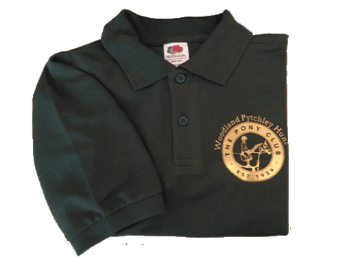 CHILD Woodland Pytchley Hunt Branch Bottle Green Polo Shirt UC103