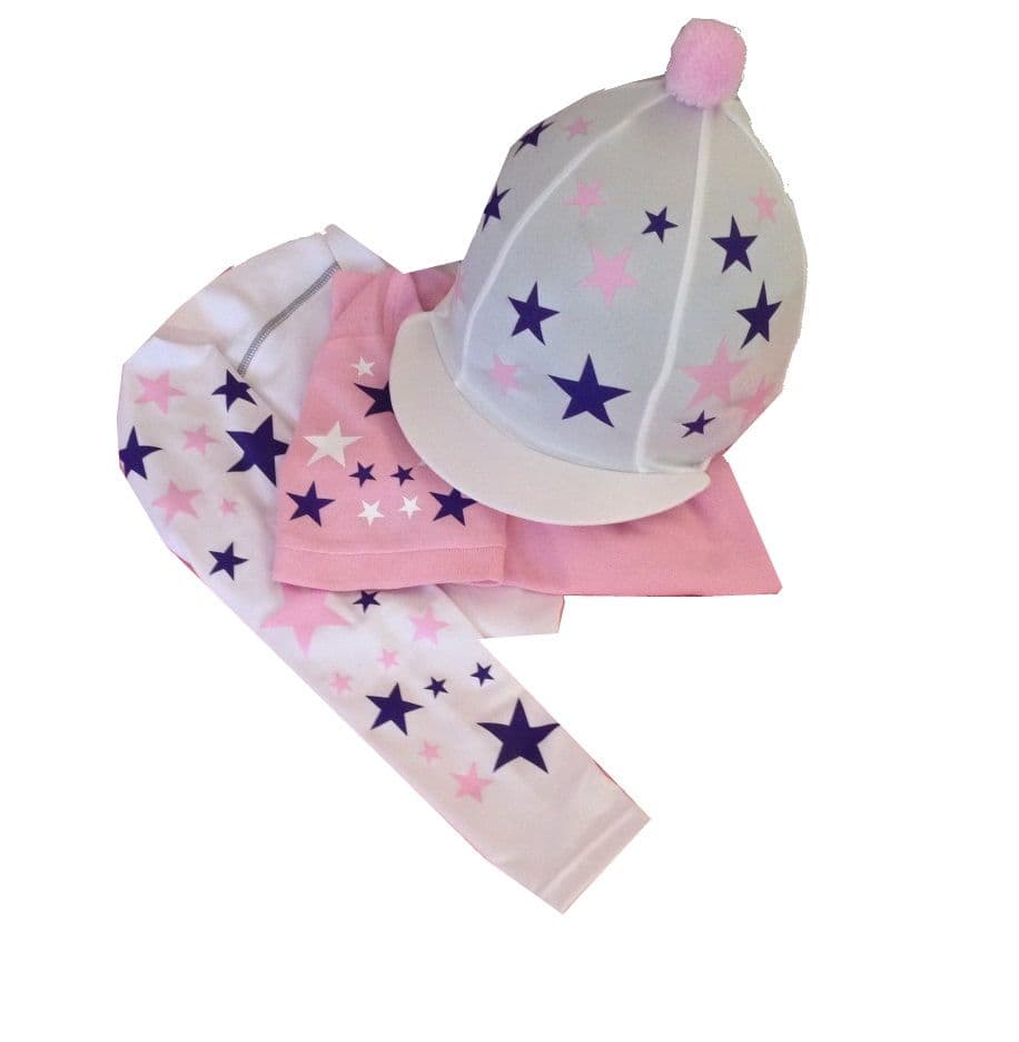 Children's Baby Pink//White/ Purple Base Layer, polo and silk