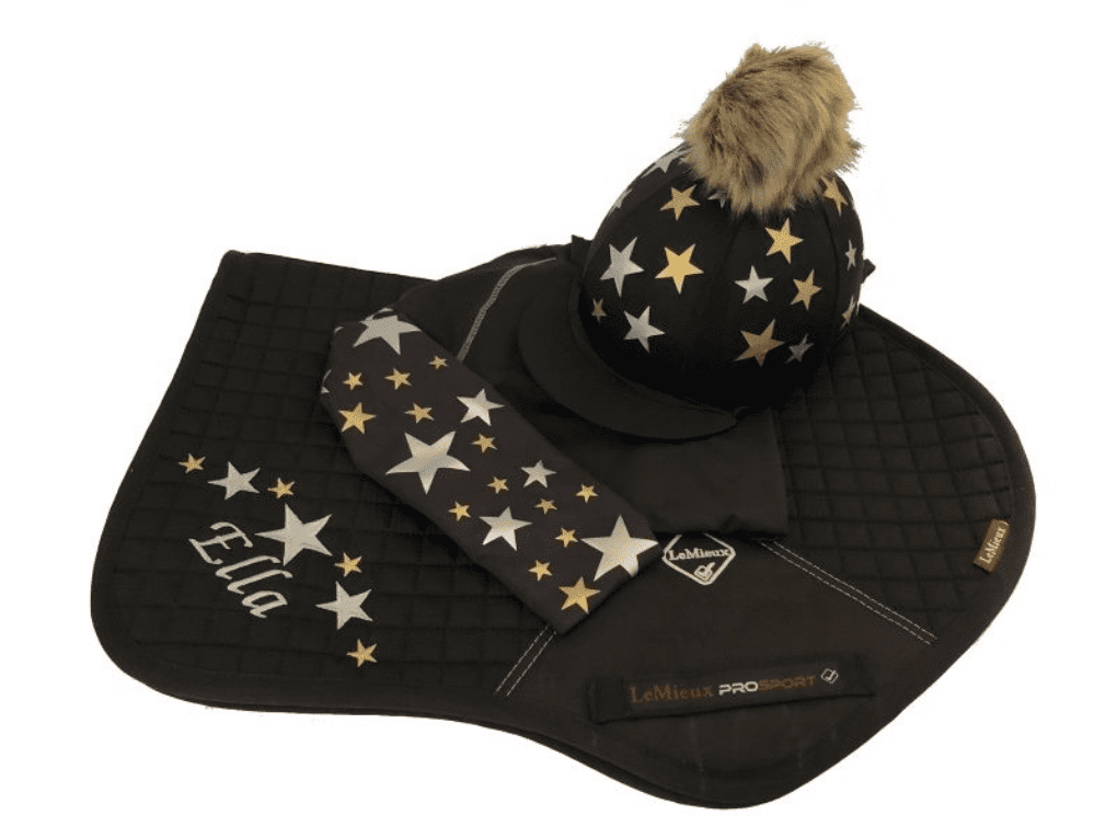 Children's Black/Gold/Silver Base Layer Cross Country Colours