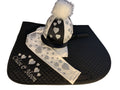 Children's Black/Silver Glitter Base Layer Cross Country Colours
