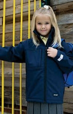 Children's BLHA Classic Softshell 3 layer jacket.