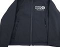 Children's Burghley PC Navy Classic Softshell 3 layer jacket.