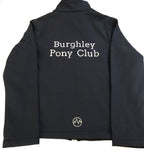 Children's Burghley PC Navy Classic Softshell 3 layer jacket.