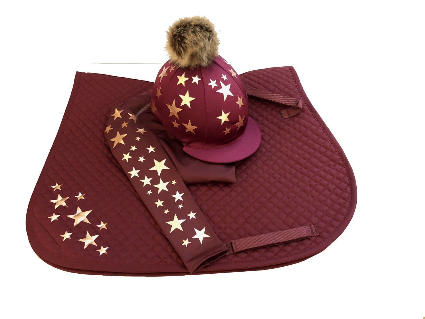 Children's Burgundy/Gold Base Layer Cross Country Colours