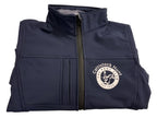 Children's Cattistock Navy Classic Softshell 3 layer jacket.