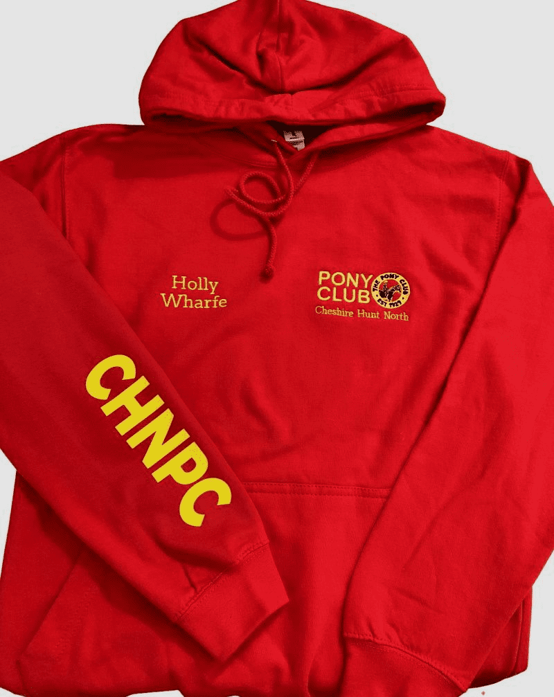 Children's Cheshire Hunt North PC Red Hoodie