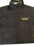 Children's Cowdray PC Navy Softshell jacket.