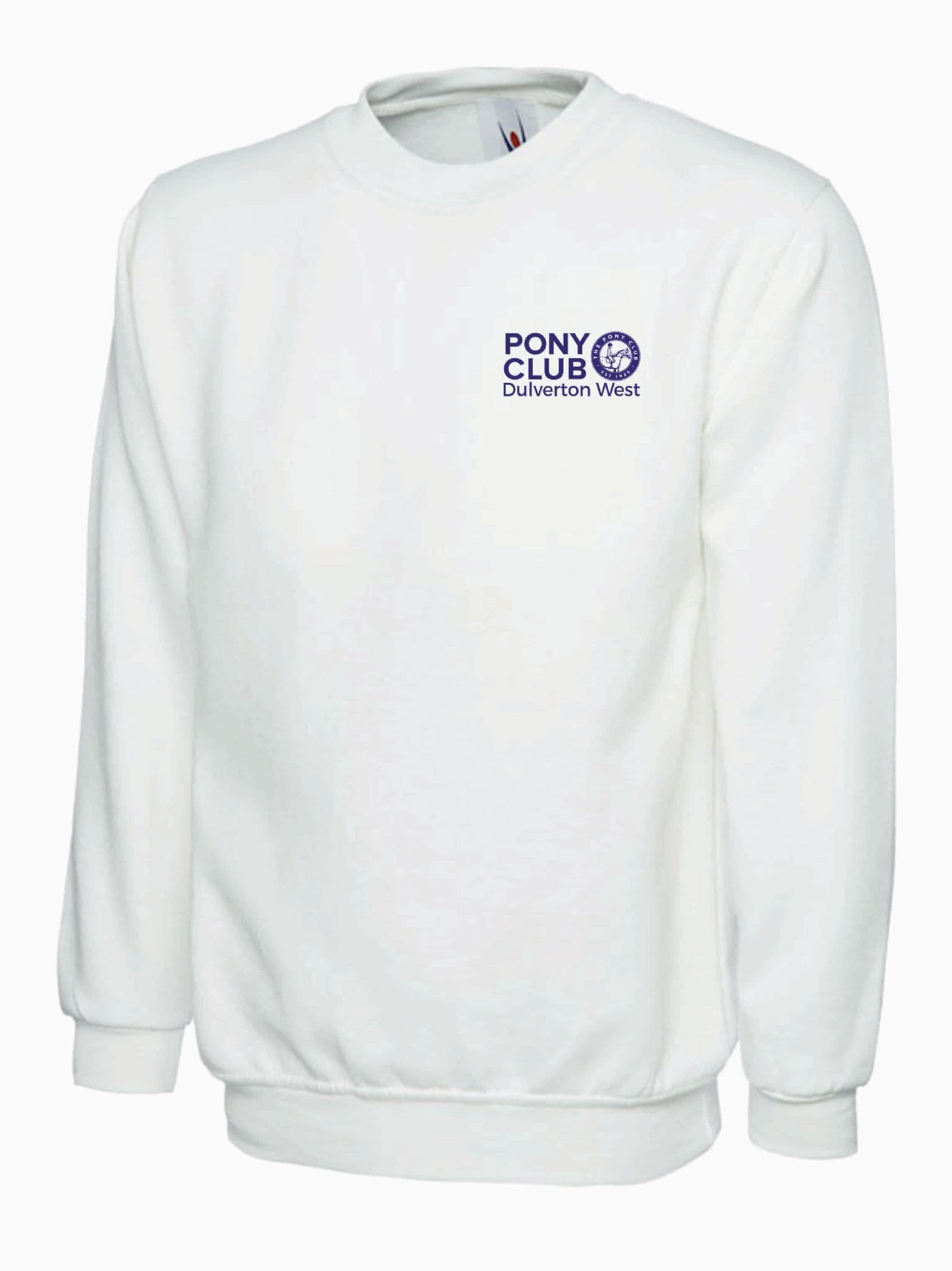 Children's Dulverton West White GAMES Sweatshirt. UX7