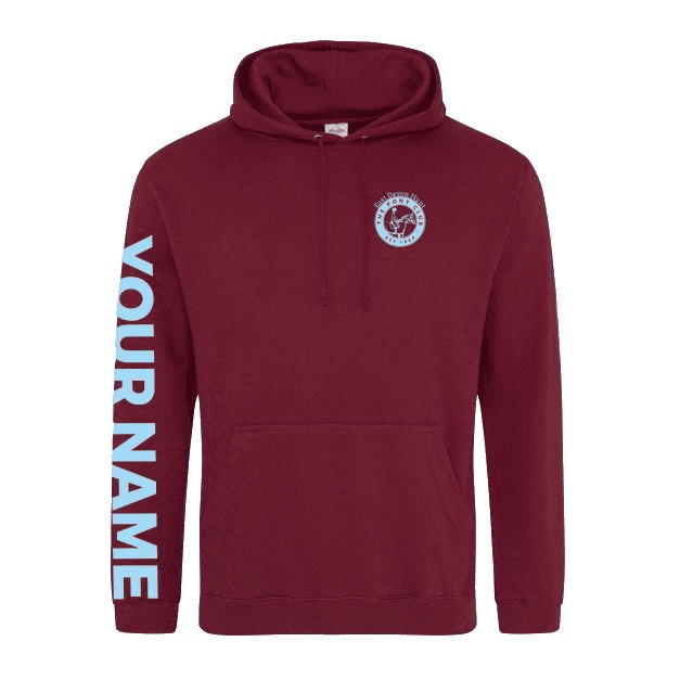 Children's East Devon Burgundy Hoodie