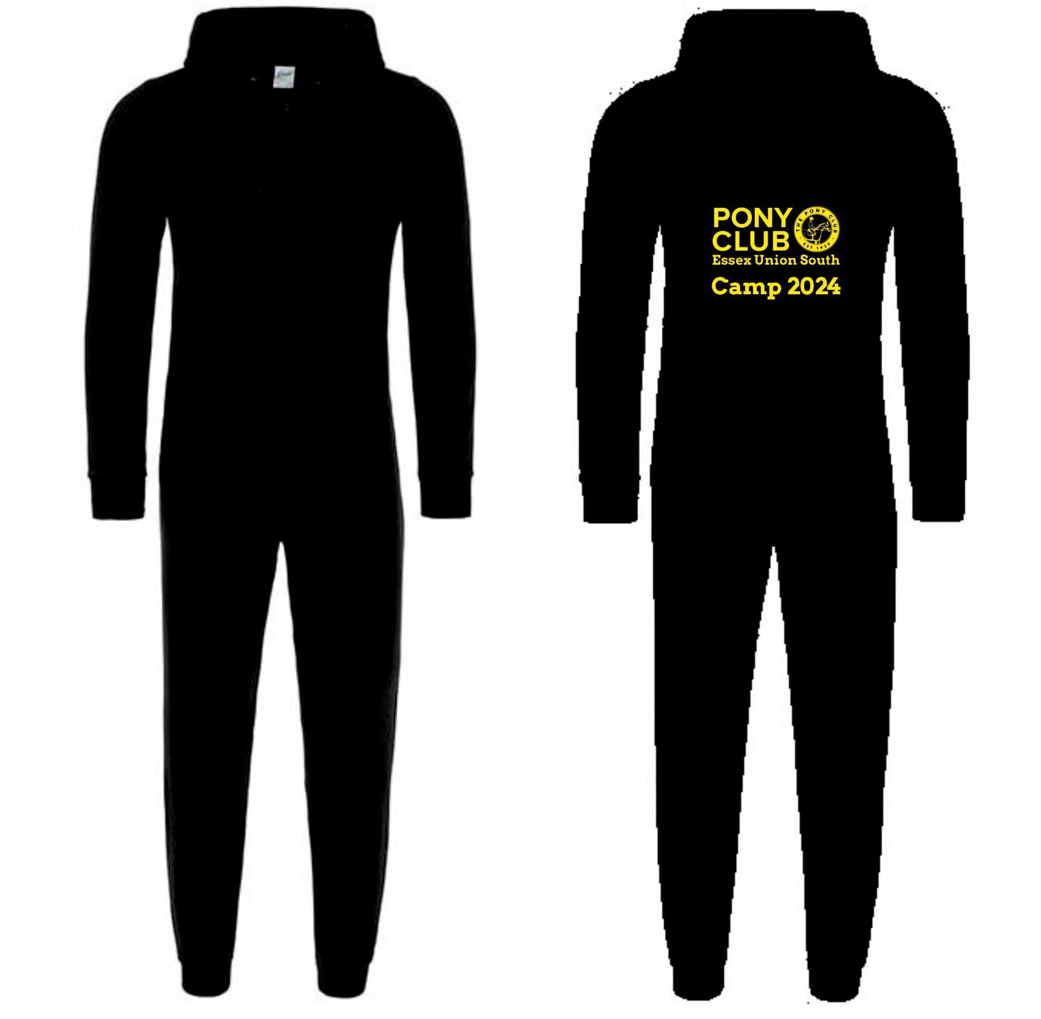Children's Essex Union South Camp Black Onesies