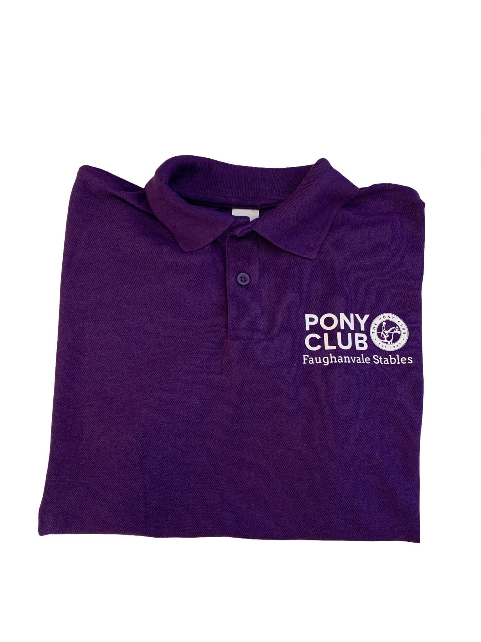 Children's Faughanvale Stables Purple Polo Shirt