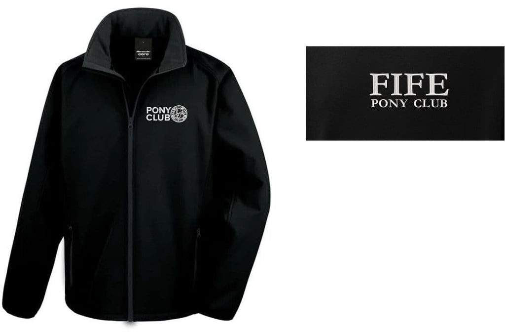 Children's Fife PC BlackClassic Softshell RG332