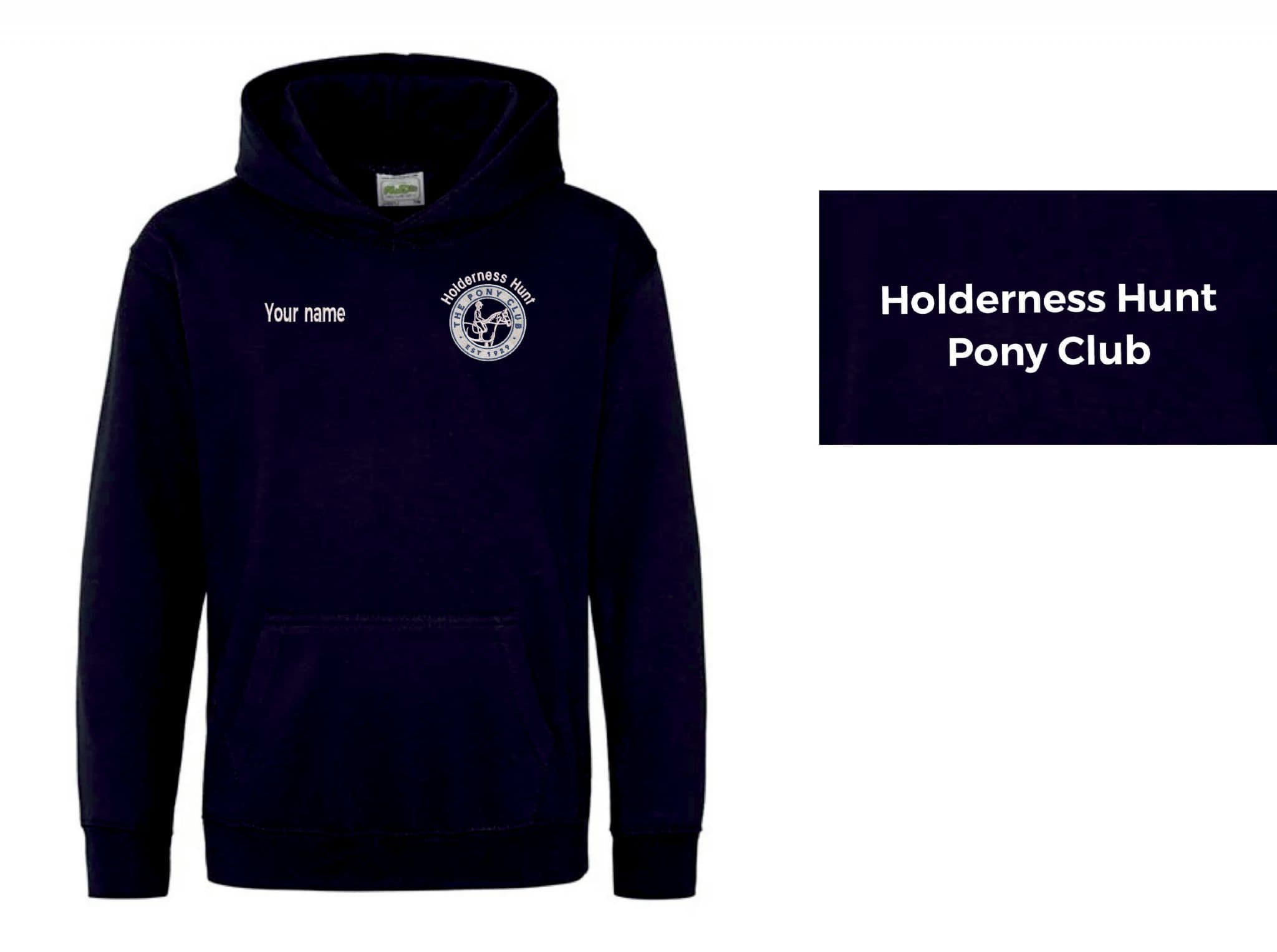 Children's Holderness PC Navy Hoodie JH001