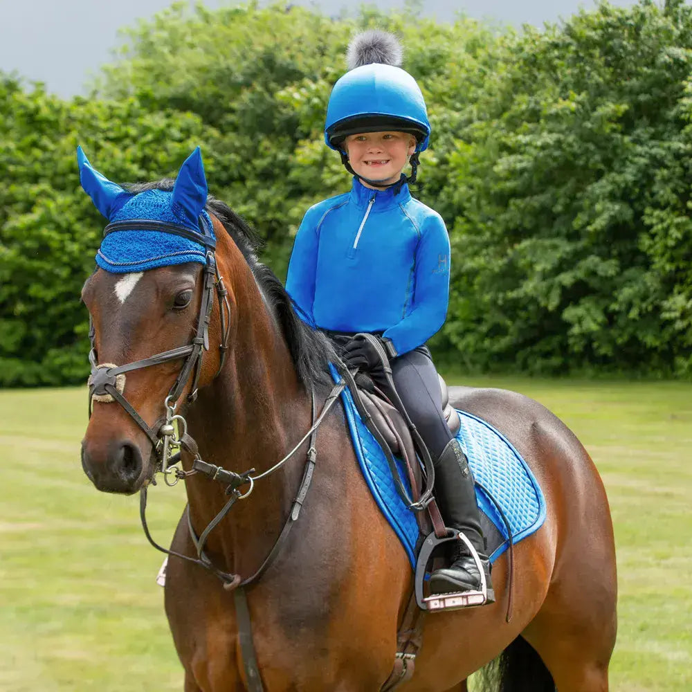 Children's Jewel Blue Base Layer Cross Country Colours