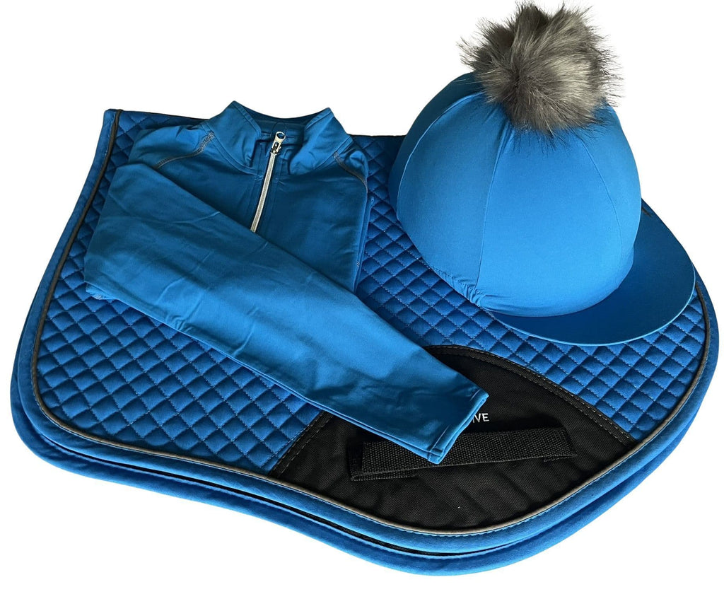 Children's Jewel Blue Base Layer Cross Country Colours