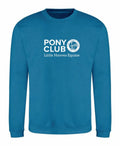 Children's Little Hooves Pony Club, Sapphire Blue Sweatshirt JH30j