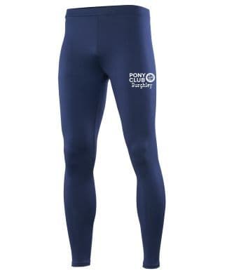 Children's Navy Burghley PC Base Layer Leggings