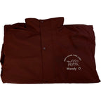 Children's North Acomb Livery Yard Riding Team Clothing Burgundy R160X Result jacket