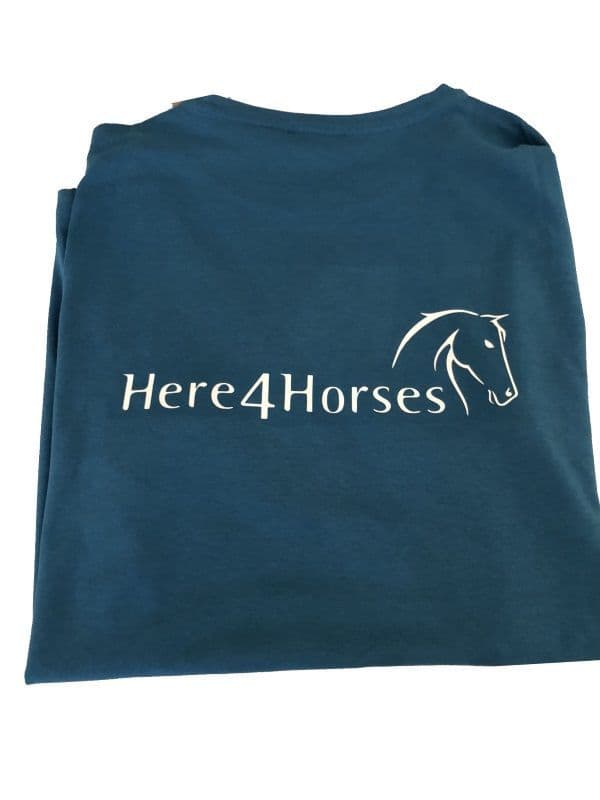 Children's Organic Tee Shirt Here4Horses