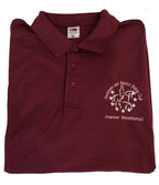Children's Penistone and District RC Polo Shirt Burgundy