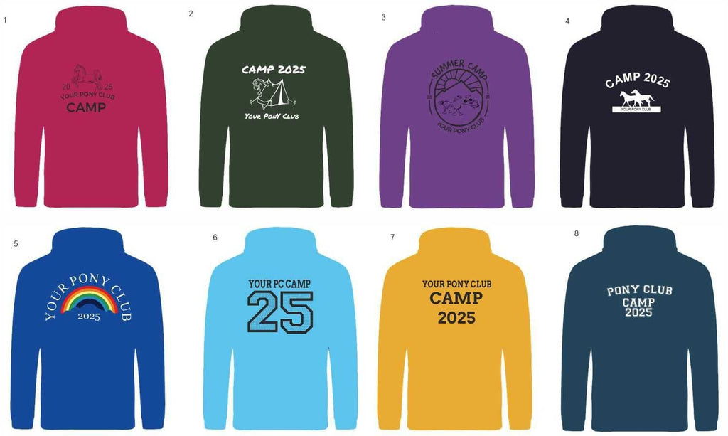 Children's Pony Club Camp Hoodies