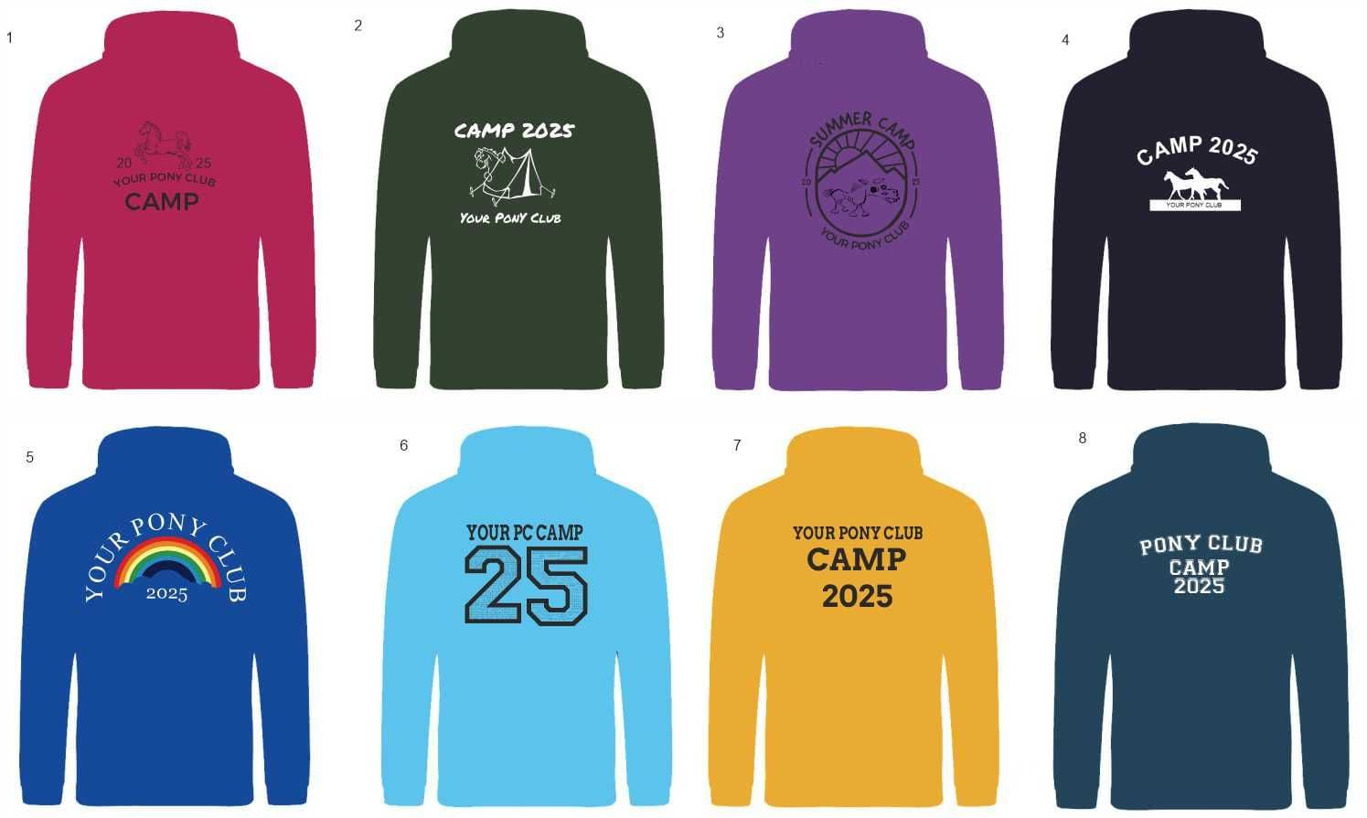 Children's Pony Club Camp Hoodies